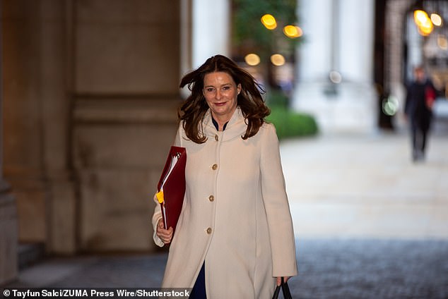 Education Secretary Gillian Keegan, pictured outside Downing Street on Tuesday, has said the report will be used to inform future policy on artificial intelligence