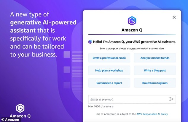 Tech giant Amazon is finally joining the AI chatbot party with its own offering, called 'Q', which is geared towards businesses