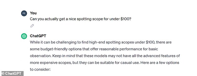 When I asked ChatGPT skeptical questions, it informed me of the standard tradeoffs that come with shopping on a budget