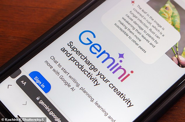 Google is pushing AI on its smartphones and search tools including Gemini, its version of OpenAI's ChatGPT